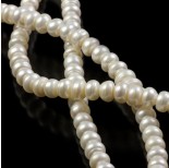Zdjęcie - Perły naturalne button białe 11-12mm